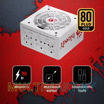Блок питания A4Tech Bloody BD-PS750G-MW 750W картинка 17